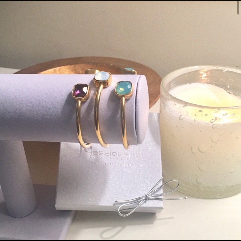 Jessica Elliot Lilac Wire Cuff